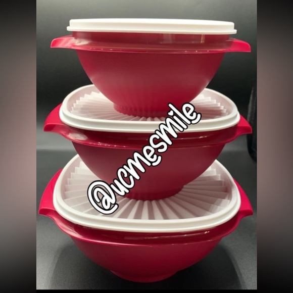 Tupperware Servalier 3-Bowl Set - Picture 1 of 7